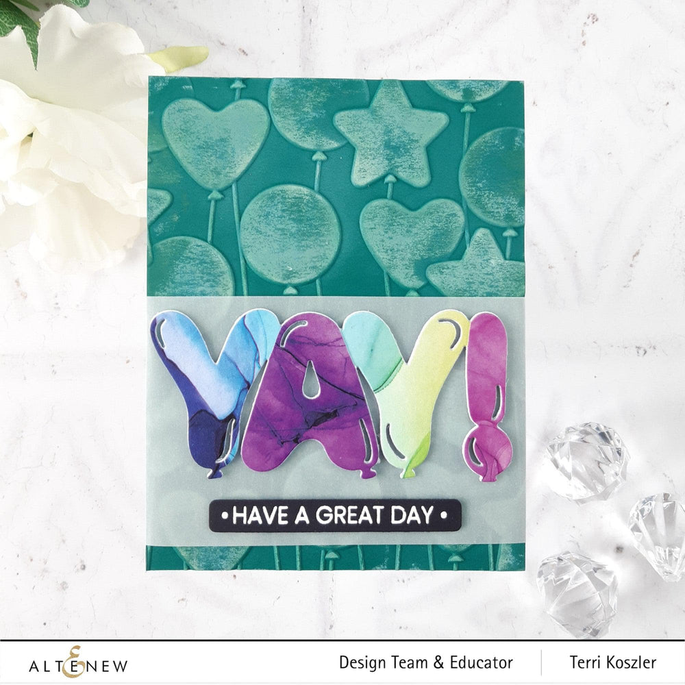 Part A-Glitz Art Craft Co.,LTD Dies Word Balloons Die Set