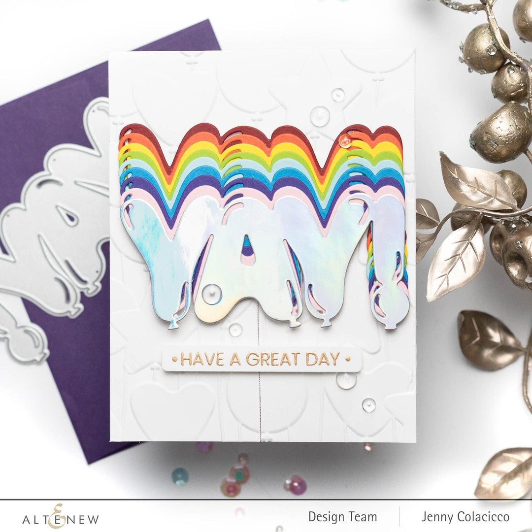 Part A-Glitz Art Craft Co.,LTD Dies Word Balloons Die Set