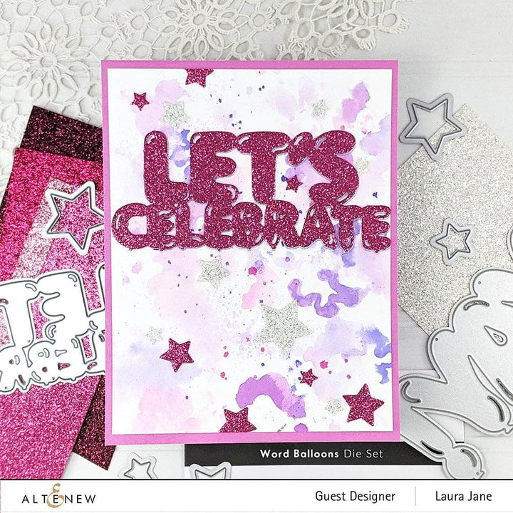 Part A-Glitz Art Craft Co.,LTD Dies Word Balloons Die Set