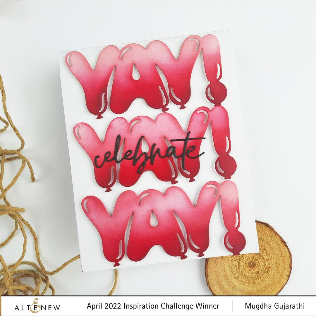 Part A-Glitz Art Craft Co.,LTD Dies Word Balloons Die Set