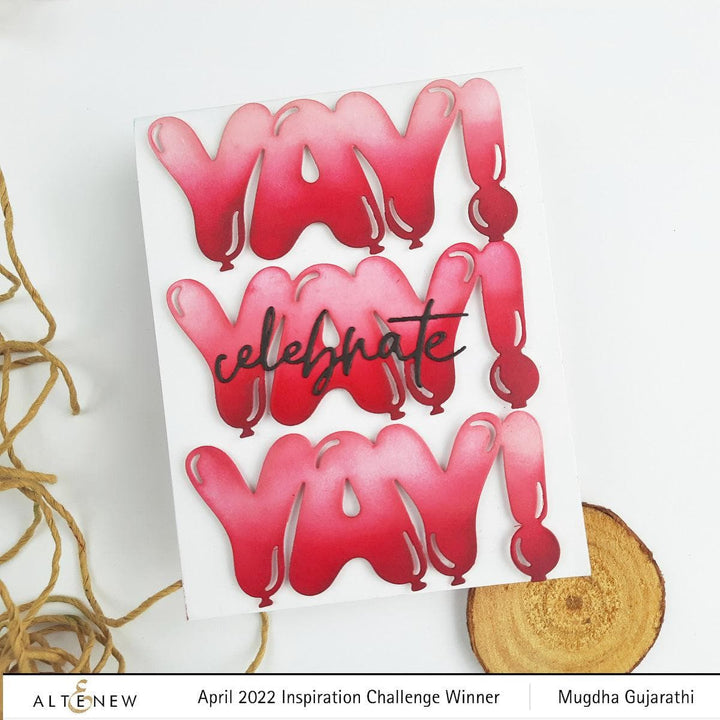 Part A-Glitz Art Craft Co.,LTD Dies Word Balloons Die Set