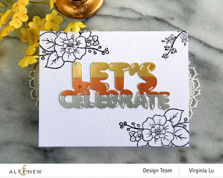 Part A-Glitz Art Craft Co.,LTD Dies Word Balloons Die Set