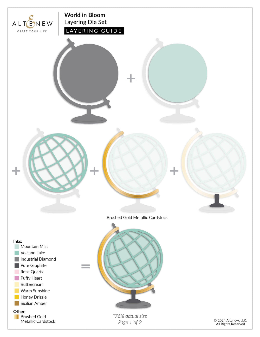 World in Bloom Layering Die Set
