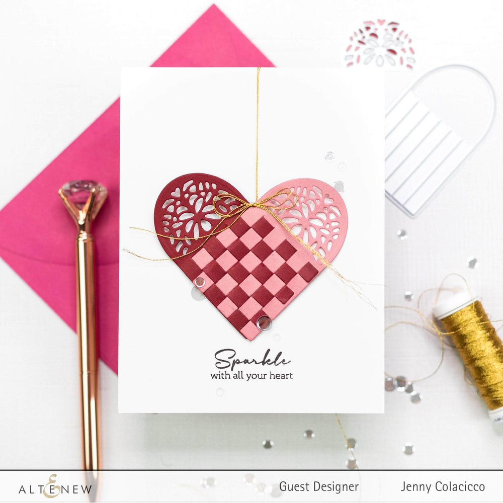 Part A-Glitz Art Craft Co.,LTD Dies Woven Heart Die Set