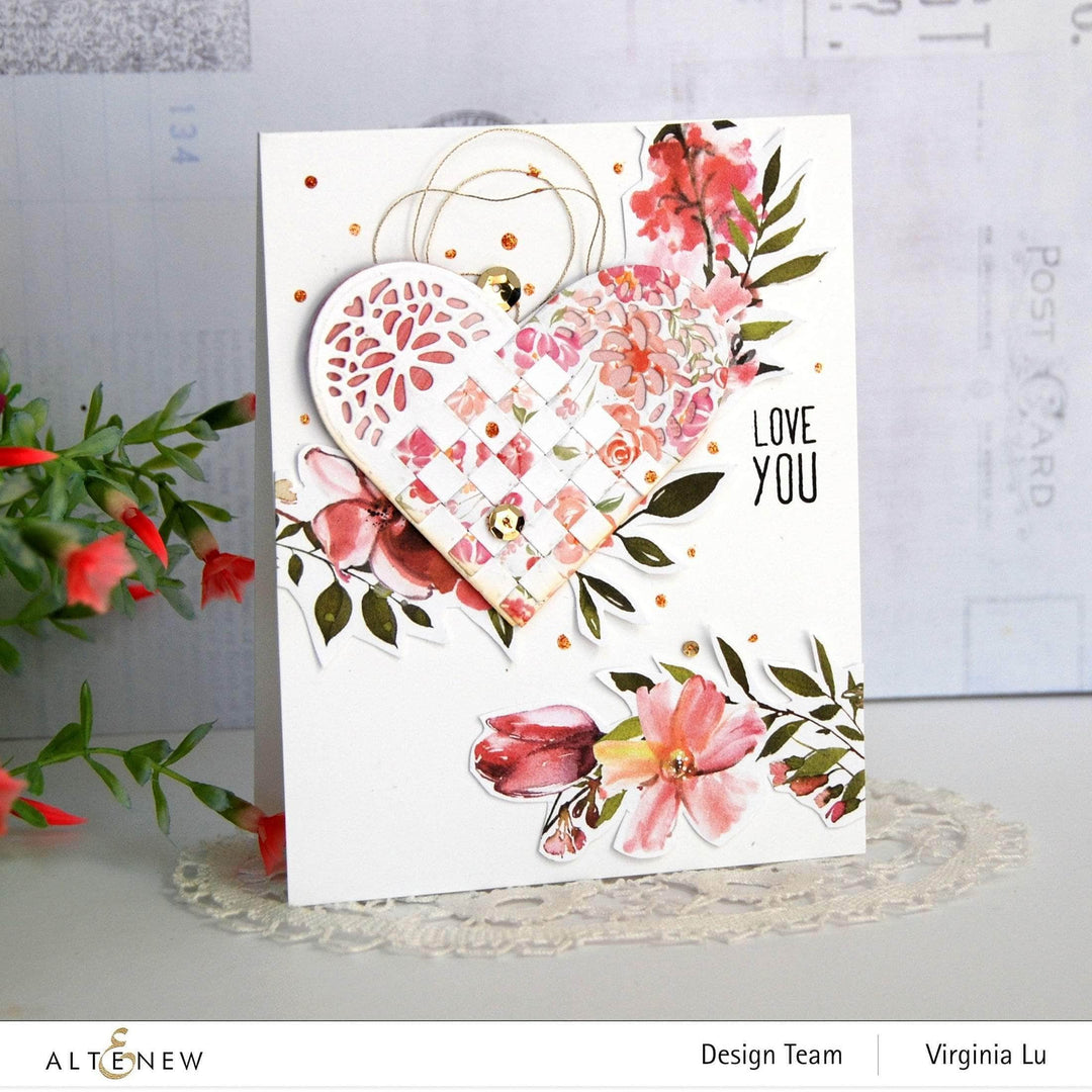 Part A-Glitz Art Craft Co.,LTD Dies Woven Heart Die Set