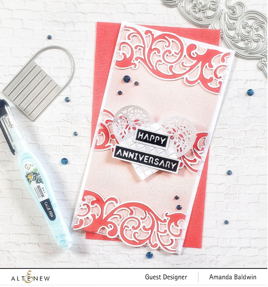 Part A-Glitz Art Craft Co.,LTD Dies Woven Heart Die Set