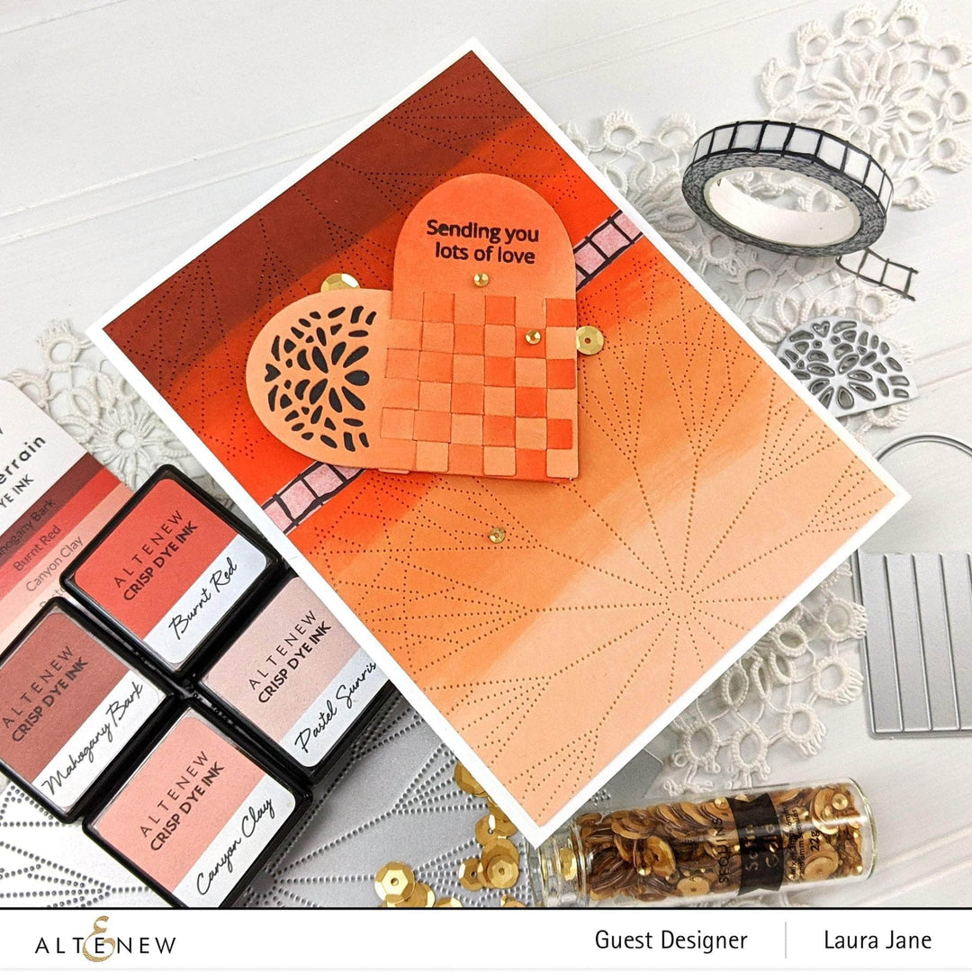 Part A-Glitz Art Craft Co.,LTD Dies Woven Heart Die Set