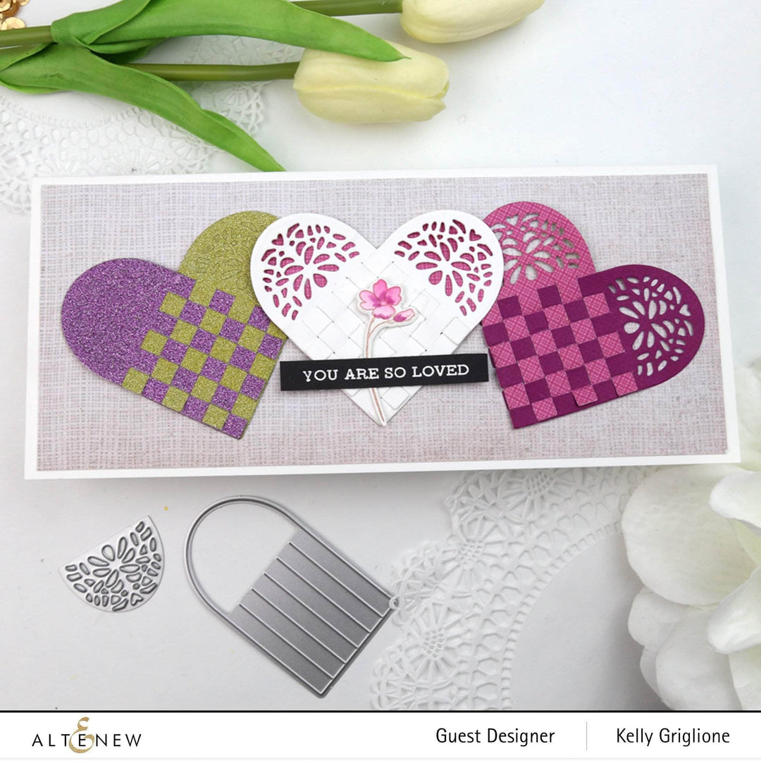 Part A-Glitz Art Craft Co.,LTD Dies Woven Heart Die Set
