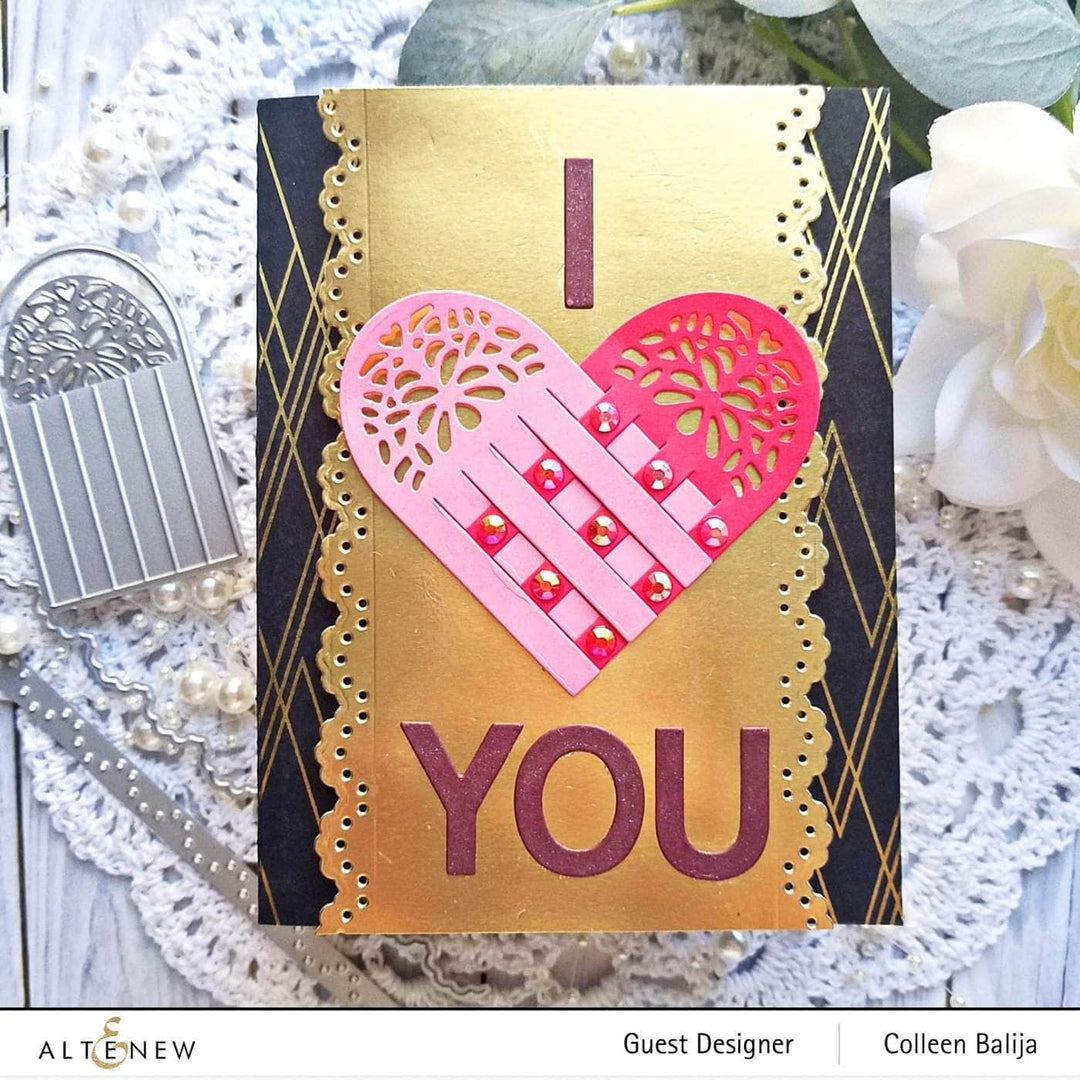 Part A-Glitz Art Craft Co.,LTD Dies Woven Heart Die Set