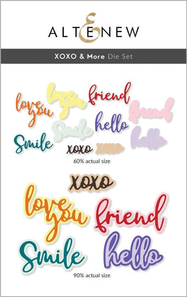 Part A-Glitz Art Craft Co.,LTD Dies XOXO & More Die Set