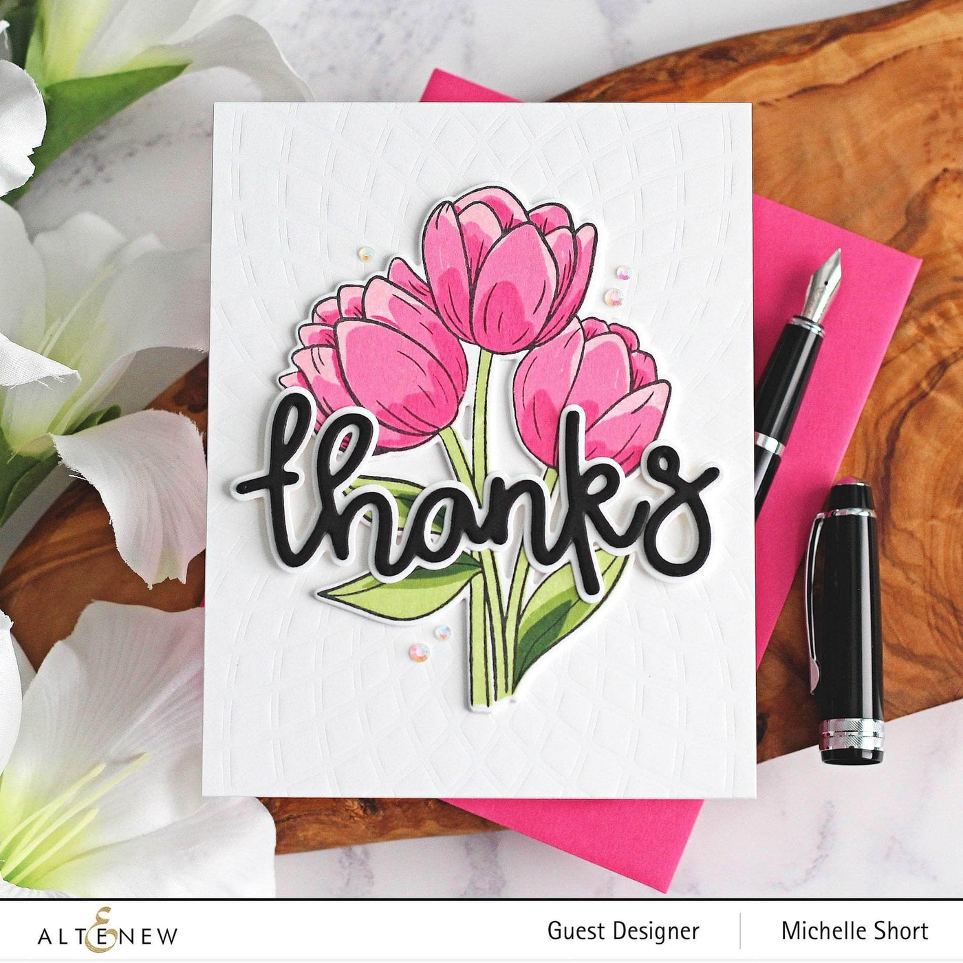 Part A-Glitz Art Craft Co.,LTD Dies All About Thanks Word Die Set