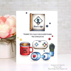 Altenew Dies Z - Best Dad Die Set