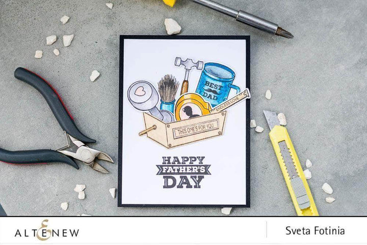 Altenew Dies Z - Best Dad Die Set