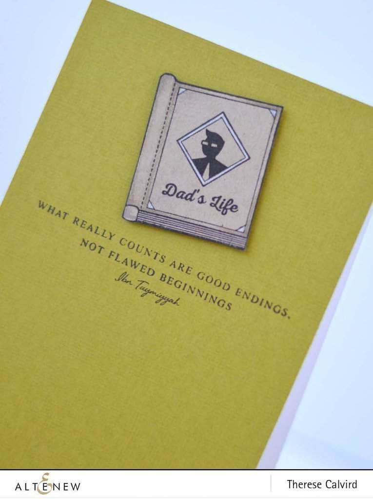 Altenew Dies Z - Best Dad Die Set