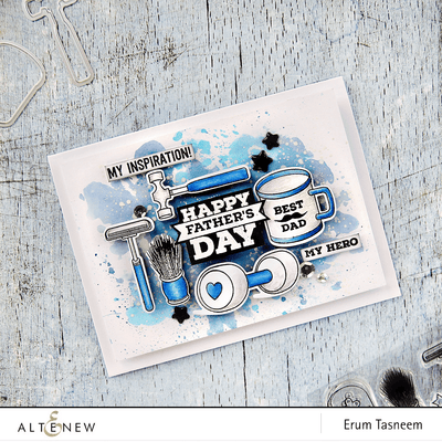 Altenew Dies Z - Best Dad Die Set