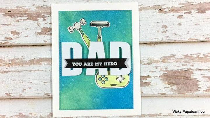 Altenew Dies Z - Best Dad Die Set