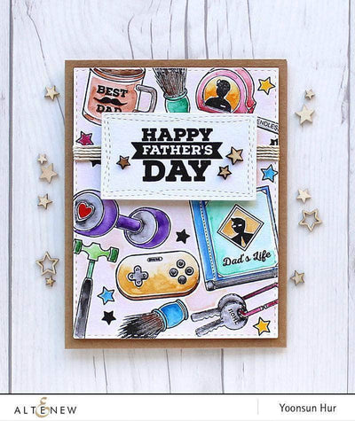 Altenew Dies Z - Best Dad Die Set