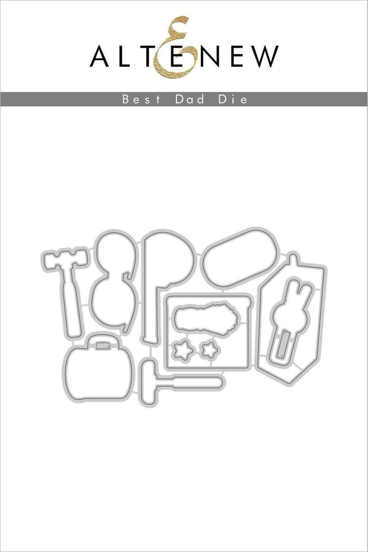 Altenew Dies Z - Best Dad Die Set