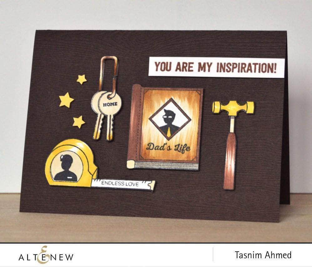 Altenew Dies Z - Best Dad Die Set