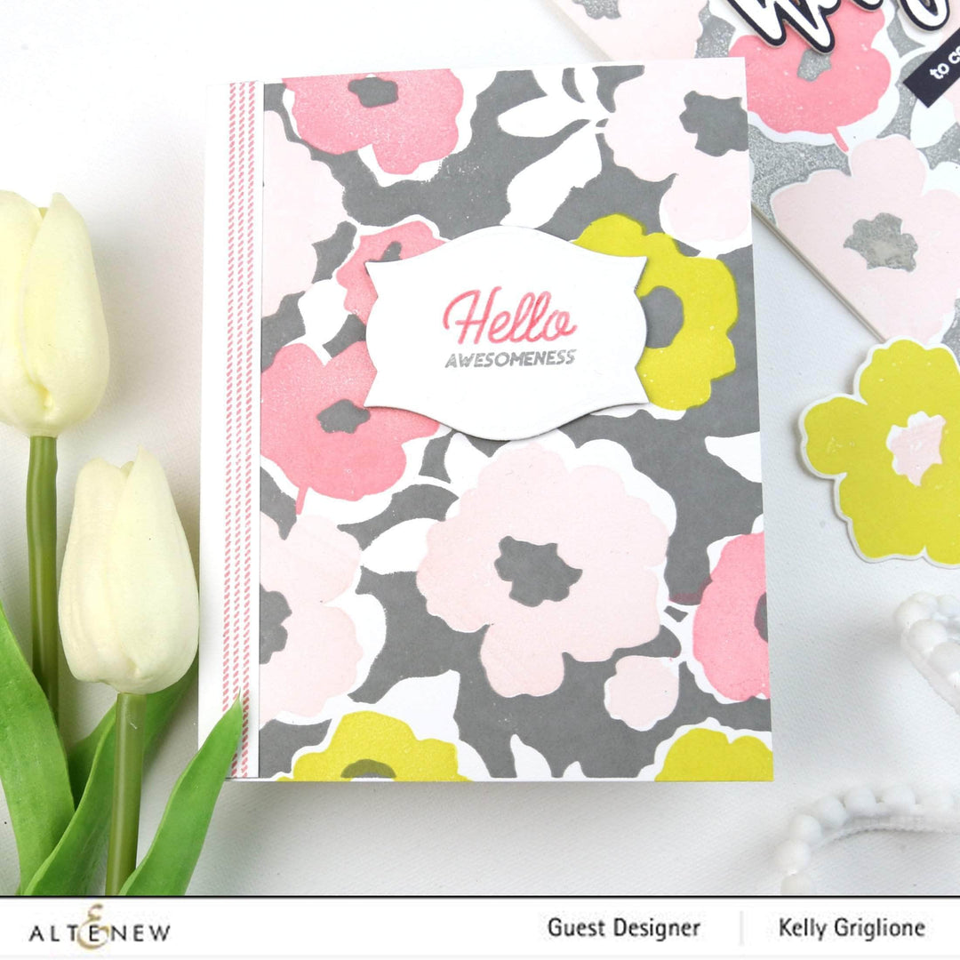 Part A-Glitz Art Craft Co.,LTD Dies Bold Floral Drape Die Set