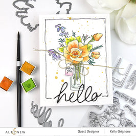 Part A-Glitz Art Craft Co.,LTD Dies Breezy Bouquet Die Set