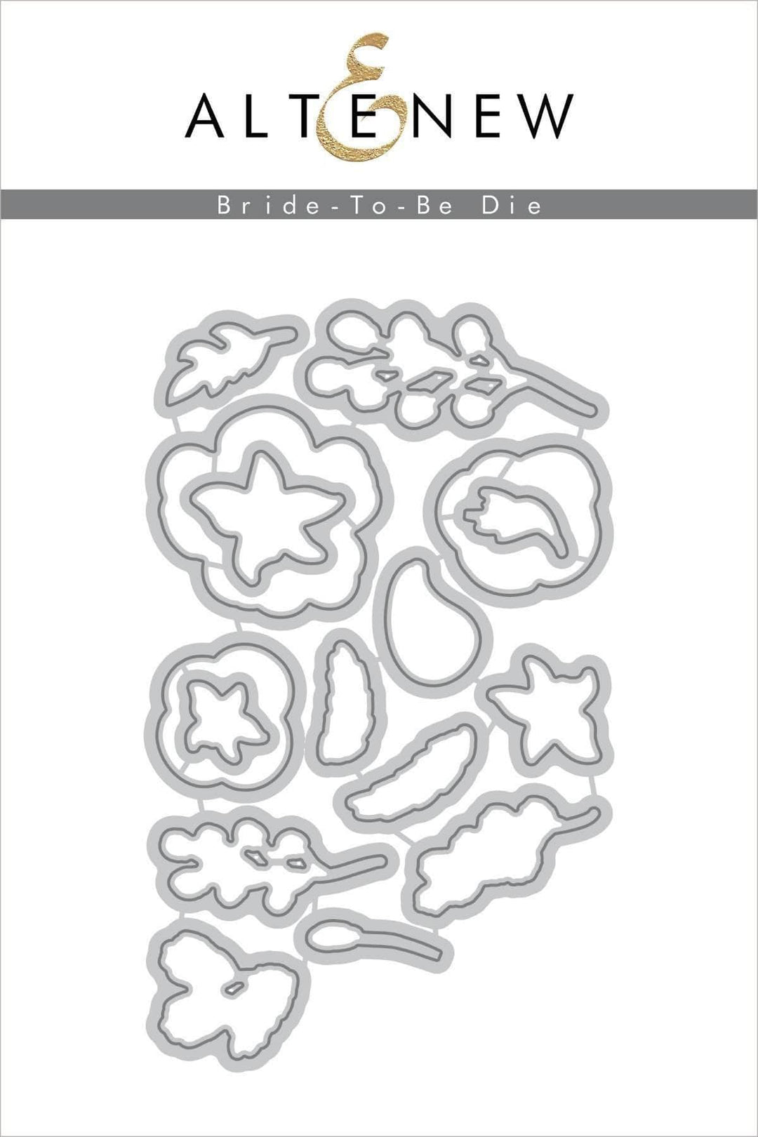 Part A-Glitz Art Craft Co.,LTD Dies Z - Bride-To-Be Die Set