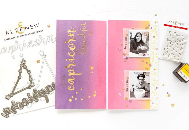 Z - Capricorn - Zodiac Constellation Die Set