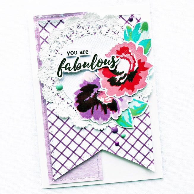 Part A-Glitz Art Craft Co.,LTD Dies Z - Fabulous Floral Die Set