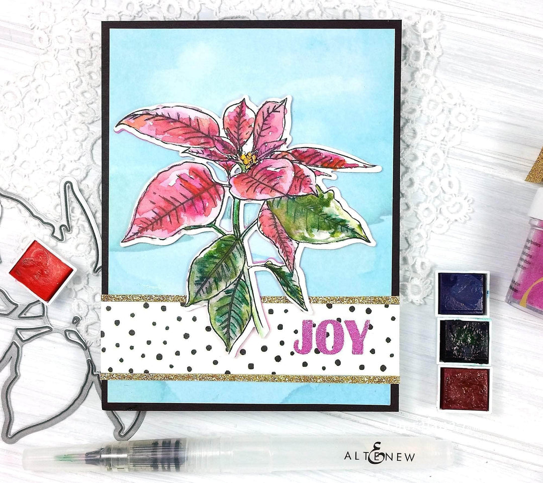 Part A-Glitz Art Craft Co.,LTD Dies Festive Poinsettia Die Set