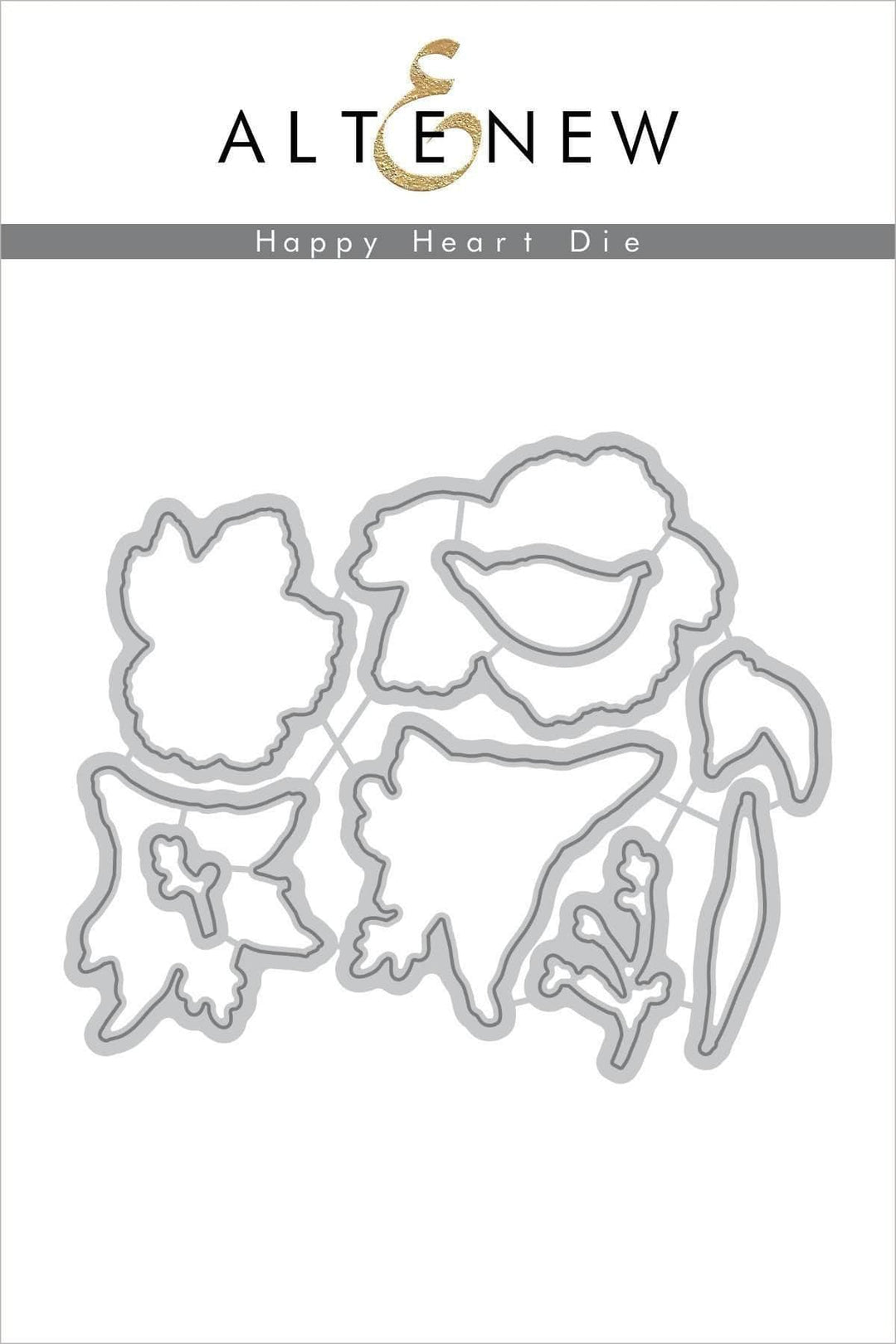 Part A-Glitz Art Craft Co.,LTD Dies Happy Heart Die Set