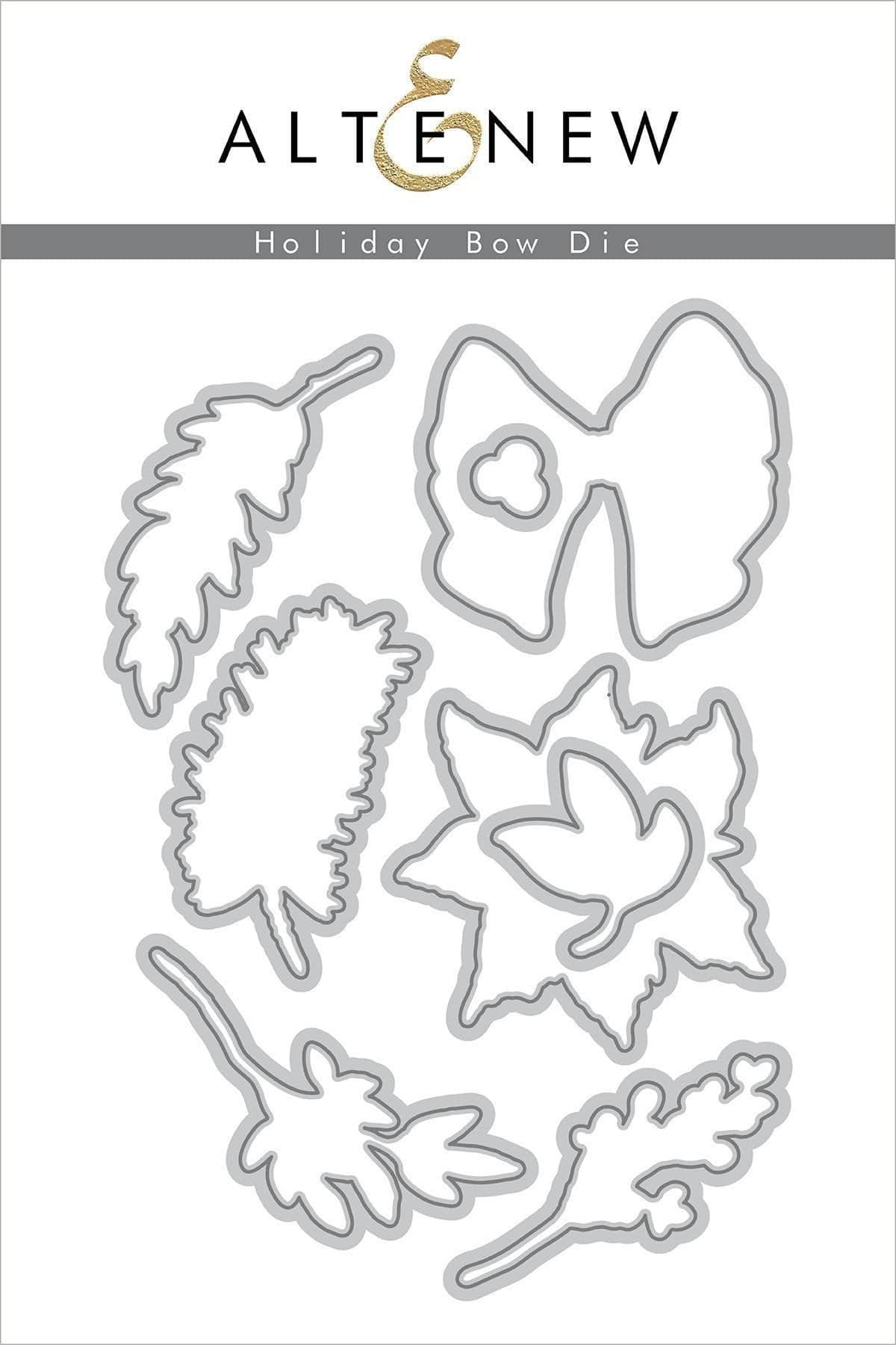 Altenew Dies Holiday Bow Die Set