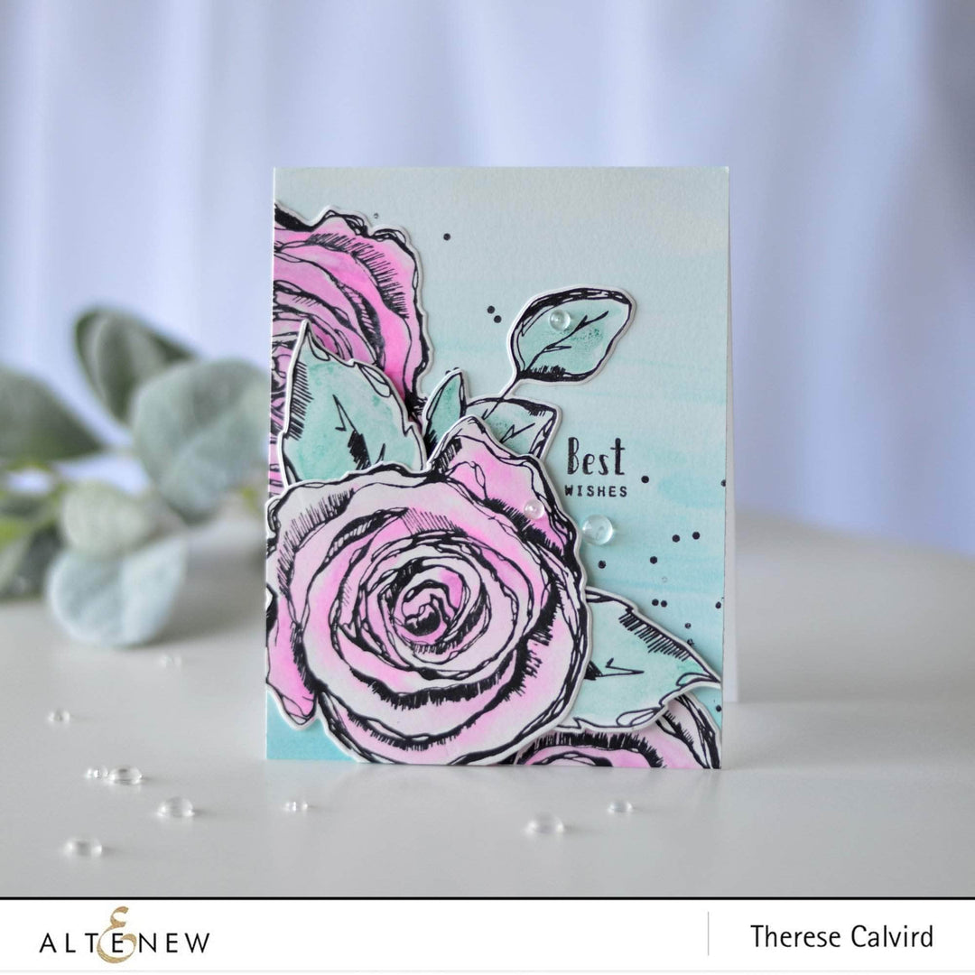 Part A-Glitz Art Craft Co.,LTD Dies Inked Rose Die Set