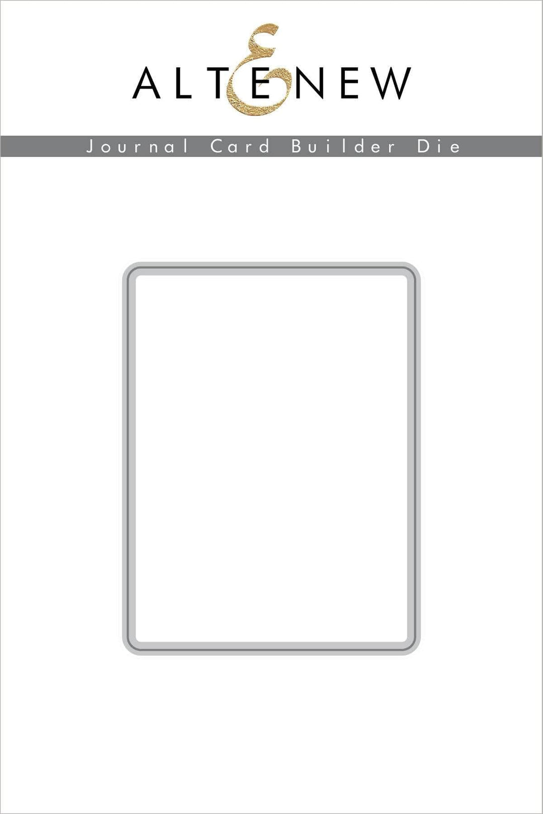 Altenew Journal Card Builder Die set for paper crafting and card making, featuring intricate die cuts for journal and card projects.
