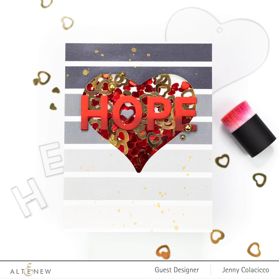 Part A-Glitz Art Craft Co.,LTD Dies Layered Gift Tag - Heart Die Set