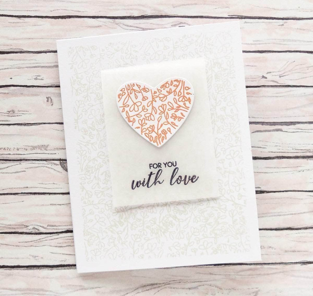 Part A-Glitz Art Craft Co.,LTD Dies Magnolia Heart Die Set