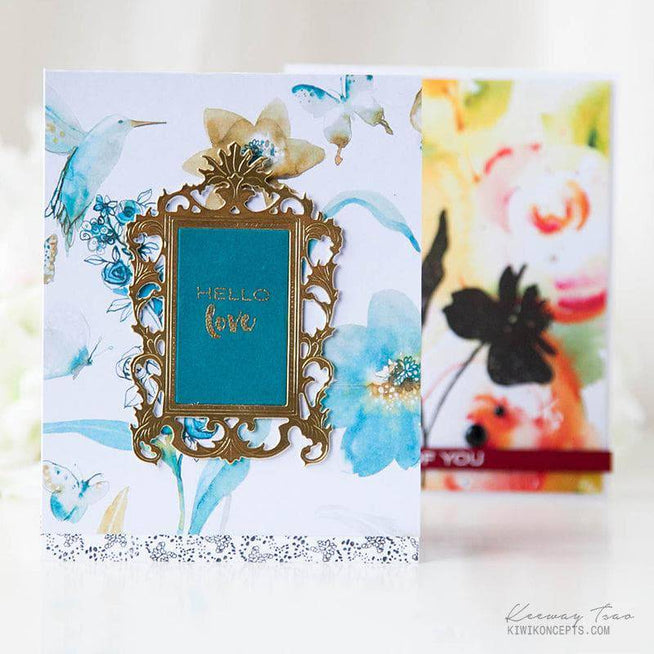 Part A-Glitz Art Craft Co.,LTD Dies New Day Card Kit Heart Frame Die Set