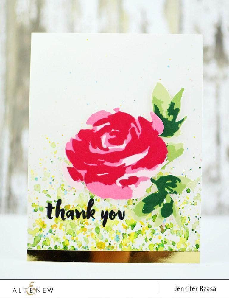 Part A-Glitz Art Craft Co.,LTD Dies Z - Painted Rose Die Set
