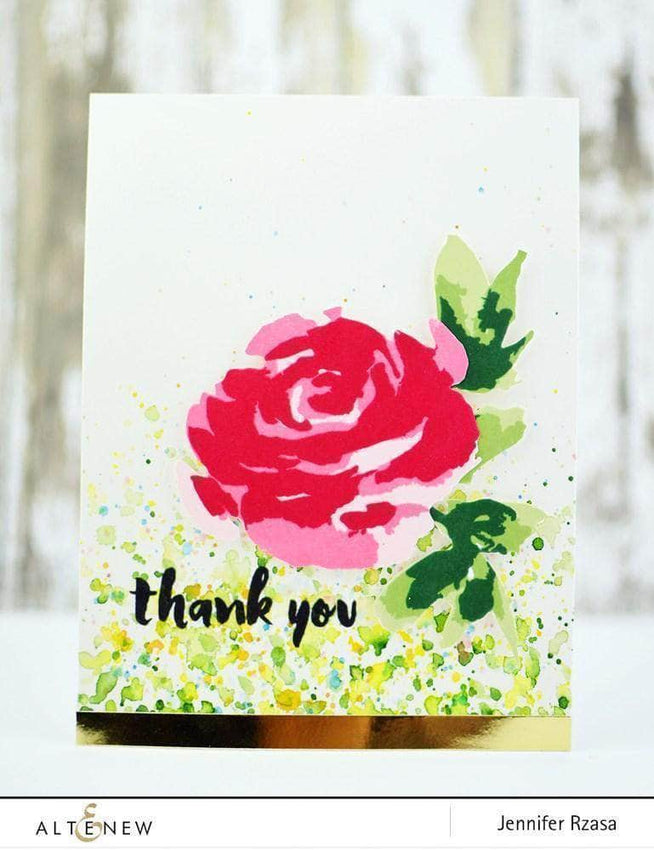 Part A-Glitz Art Craft Co.,LTD Dies Z - Painted Rose Die Set