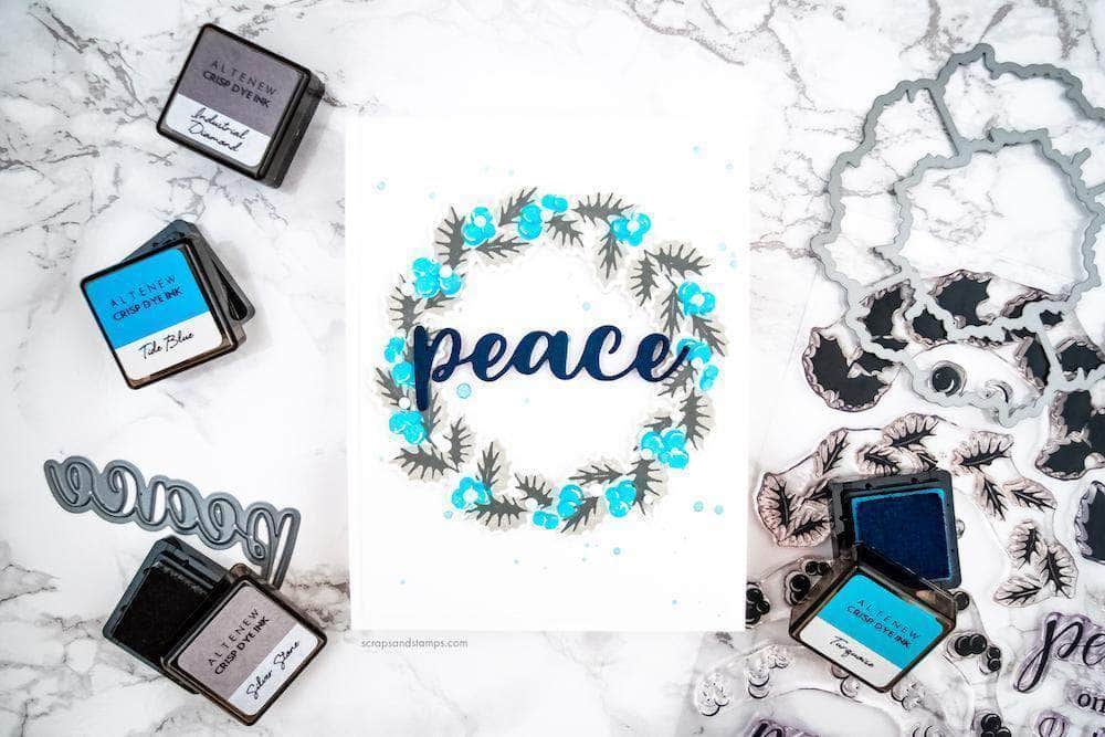 Part A-Glitz Art Craft Co.,LTD Dies Peaceful Wreath Die Set