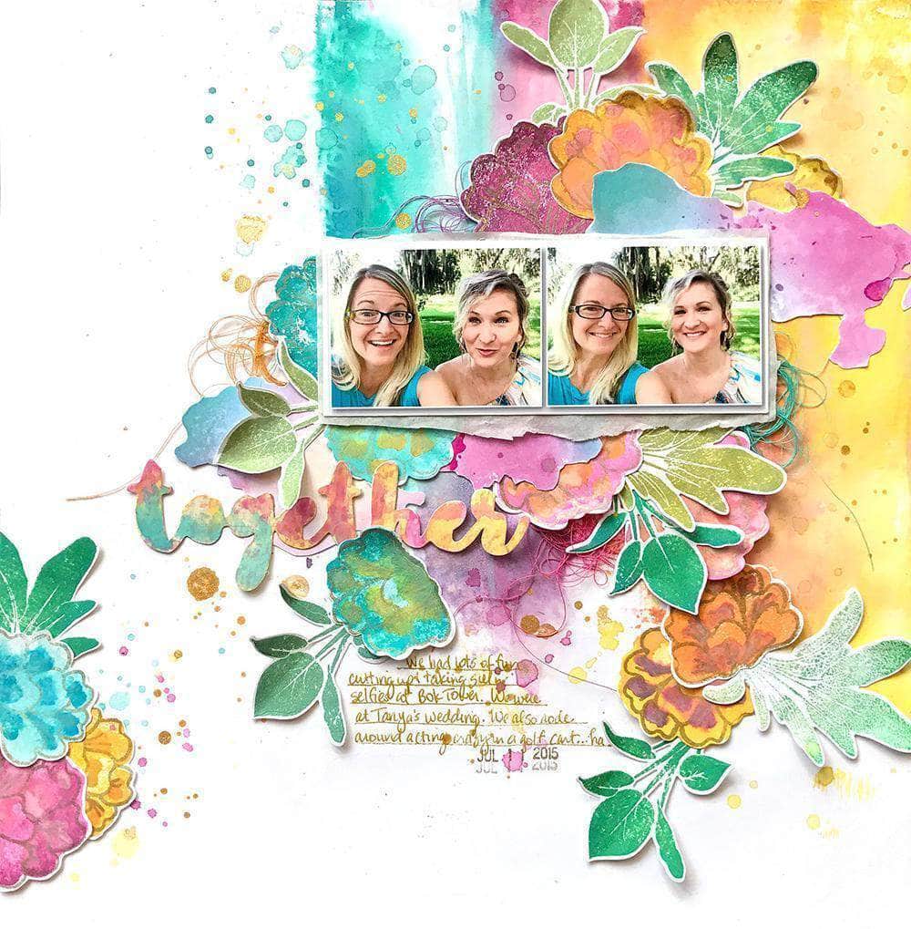 Part A-Glitz Art Craft Co.,LTD Dies Playful Blooms Die Set