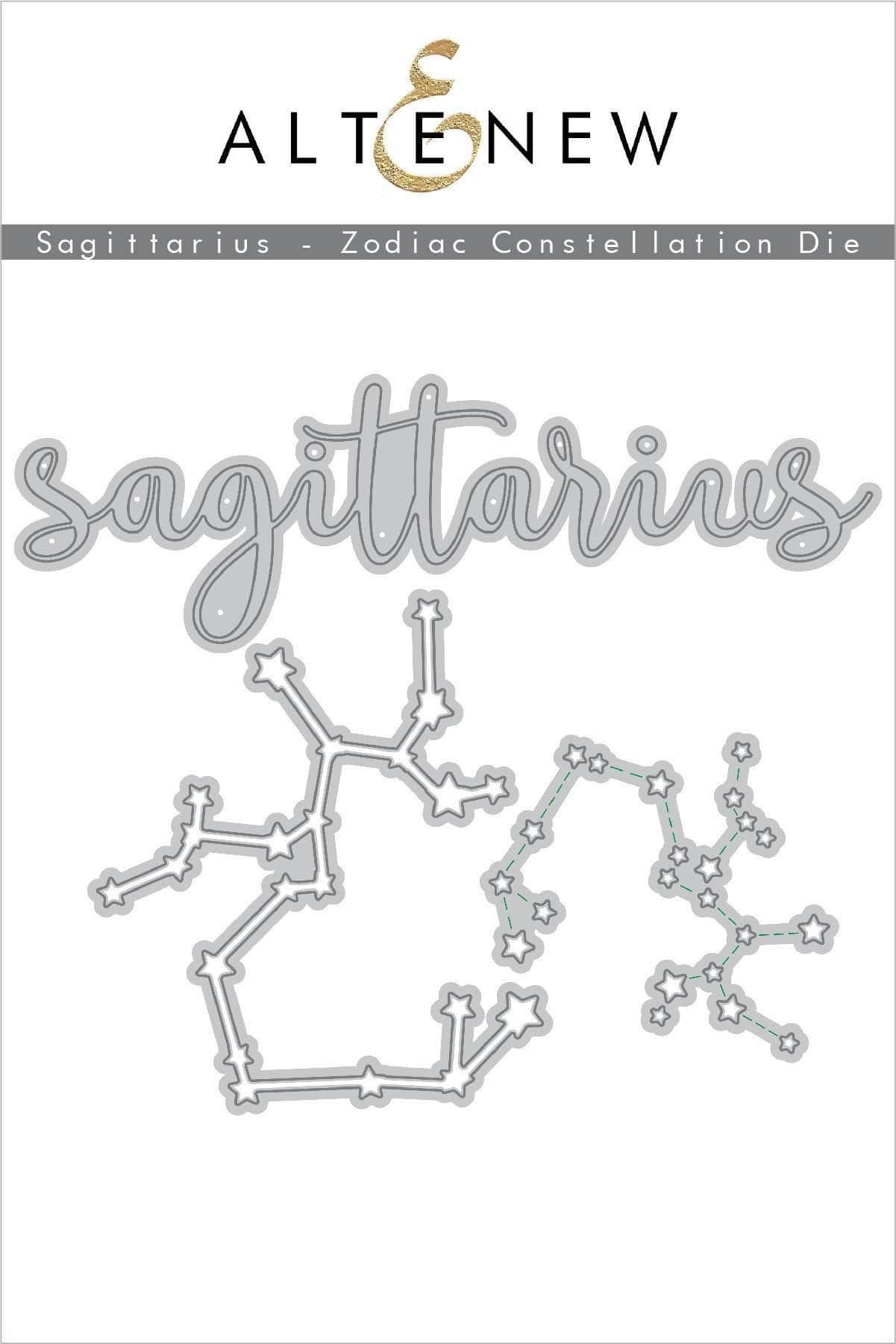Part A-Glitz Art Craft Co.,LTD Dies Sagittarius - Zodiac Constellation Die Set