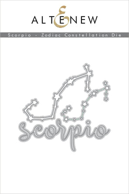Part A-Glitz Art Craft Co.,LTD Dies Scorpio - Zodiac Constellation Die Set