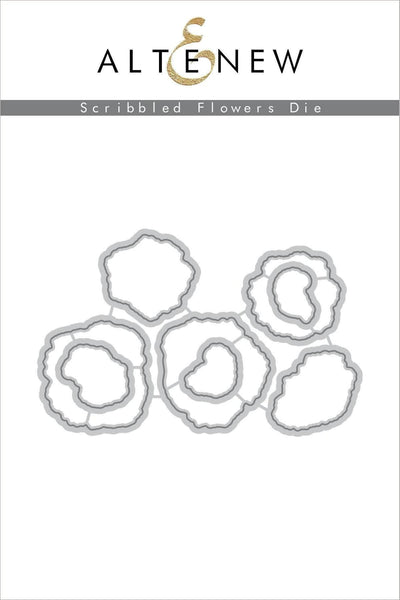 Part A-Glitz Art Craft Co.,LTD Dies Scribbled Flowers Die Set