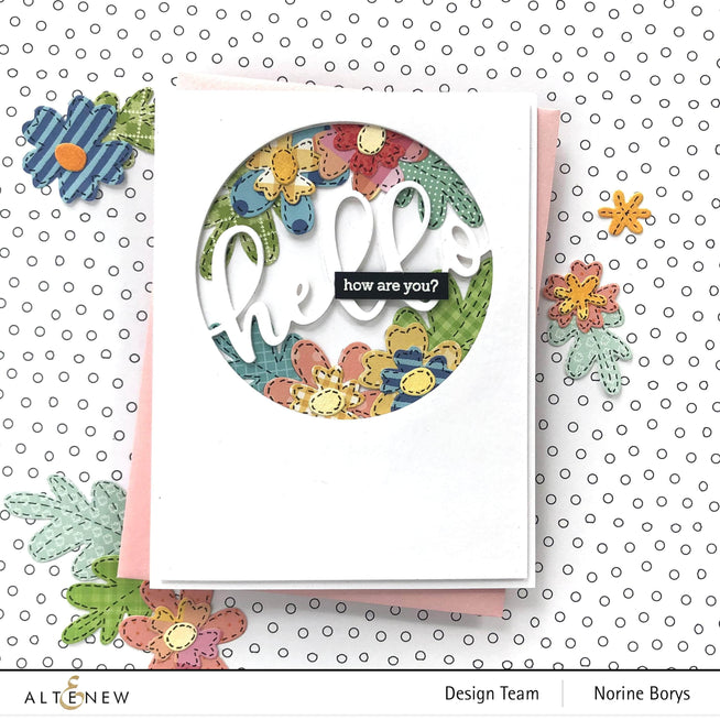 Part A-Glitz Art Craft Co.,LTD Dies Simple Nesting Flowers Layering Die Set