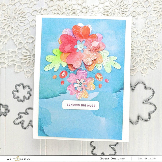 Part A-Glitz Art Craft Co.,LTD Dies Simple Nesting Flowers Layering Die Set