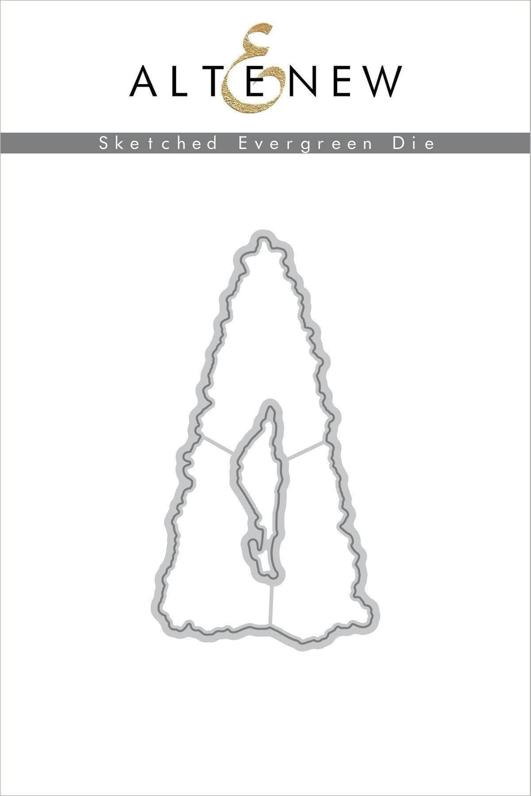 Part A-Glitz Art Craft Co.,LTD Dies Sketched Evergreen Die Set