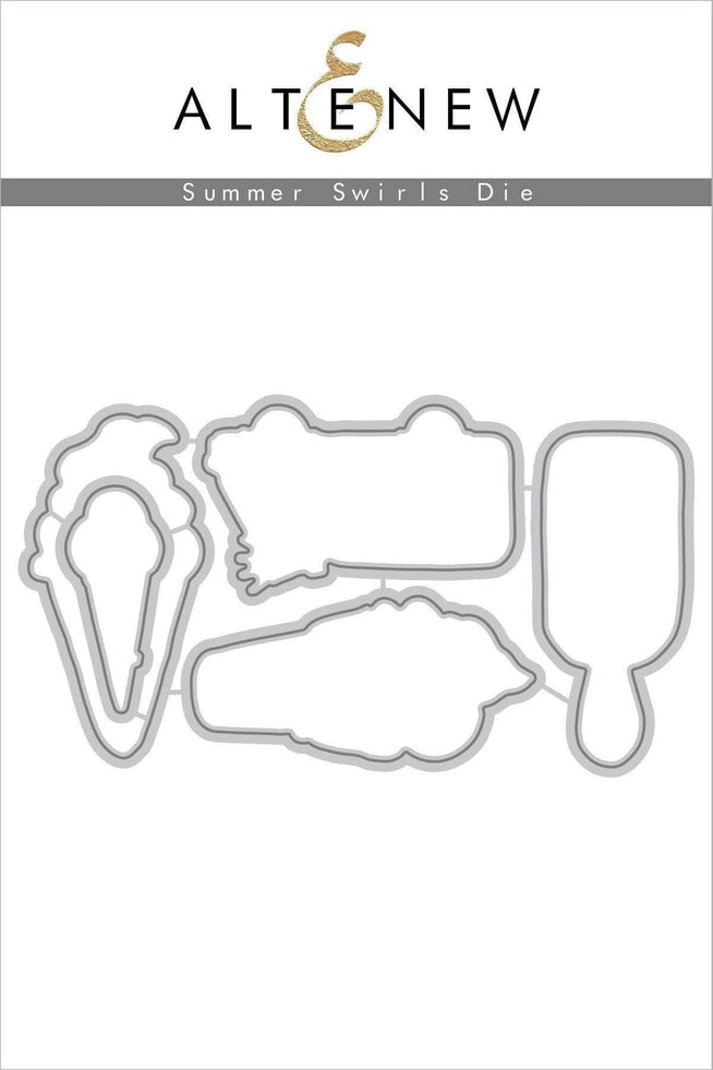 Part A-Glitz Art Craft Co.,LTD Dies Summer Swirls Die Set