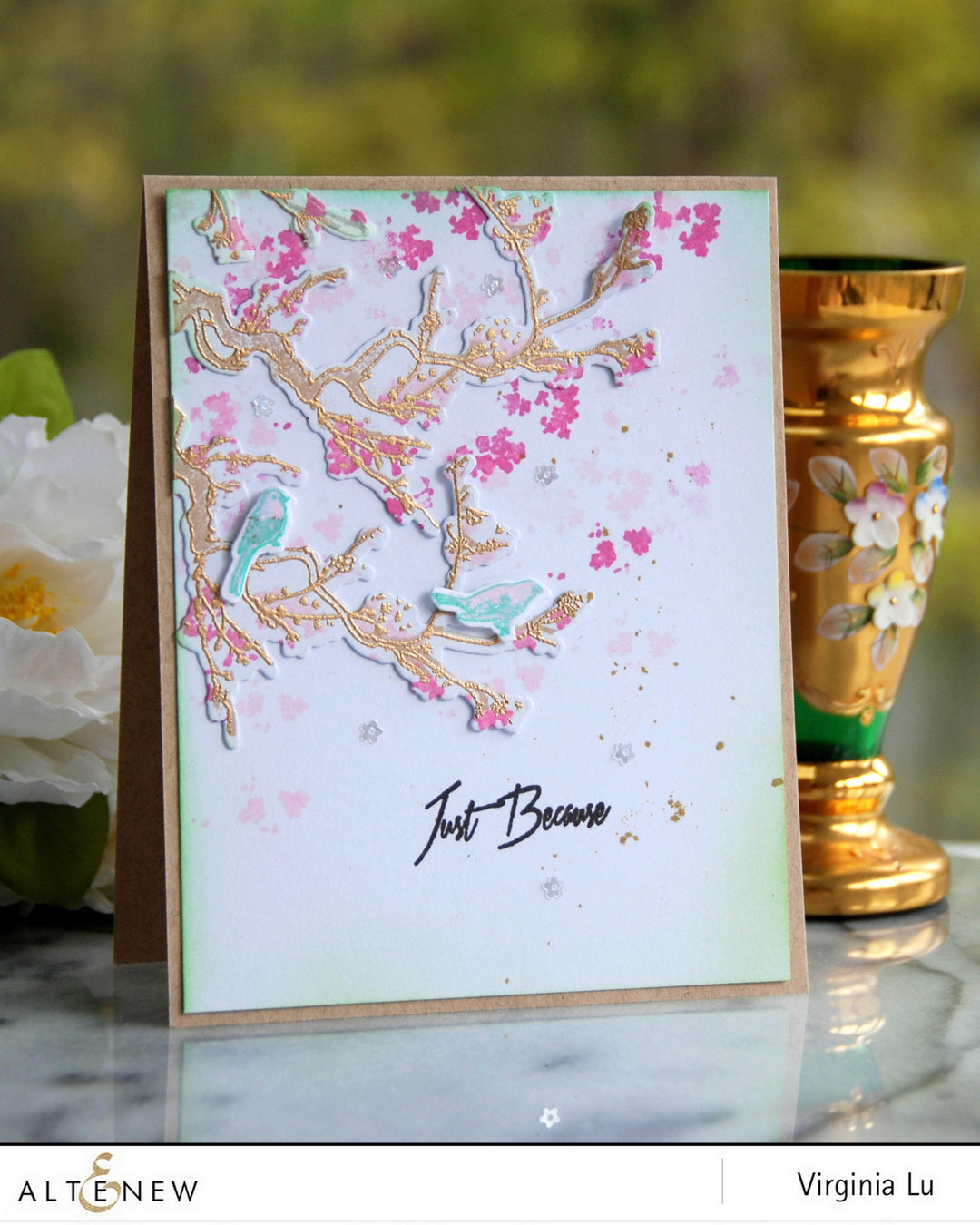 Part A-Glitz Art Craft Co.,LTD Dies Under the Cherry Blossom Tree Die Set