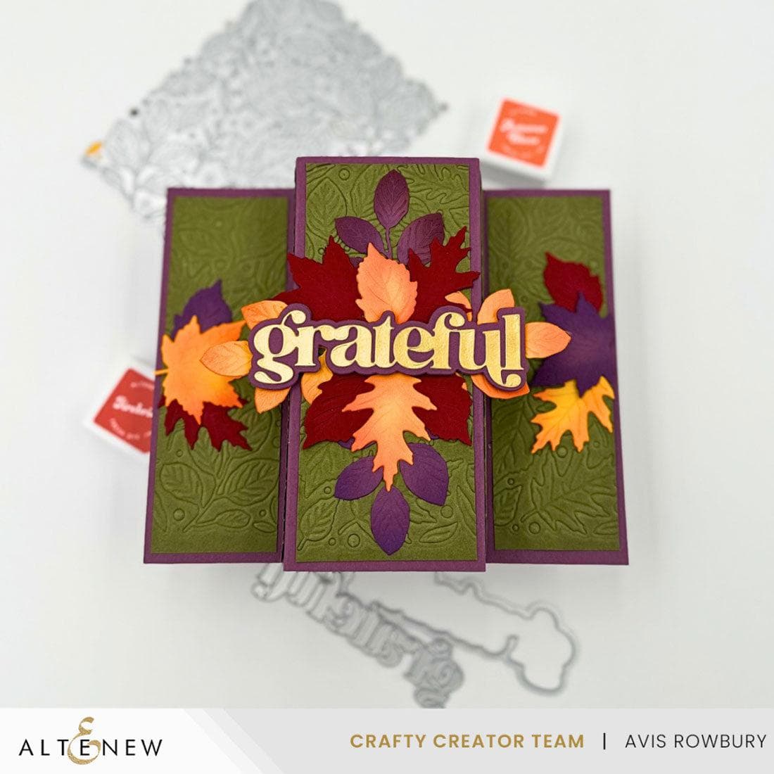 ペーパーナイフ The Garden of Autumn Zero-Waste: Autumn Leaves Die for Eco-Friendly Cardmaking | Altenew