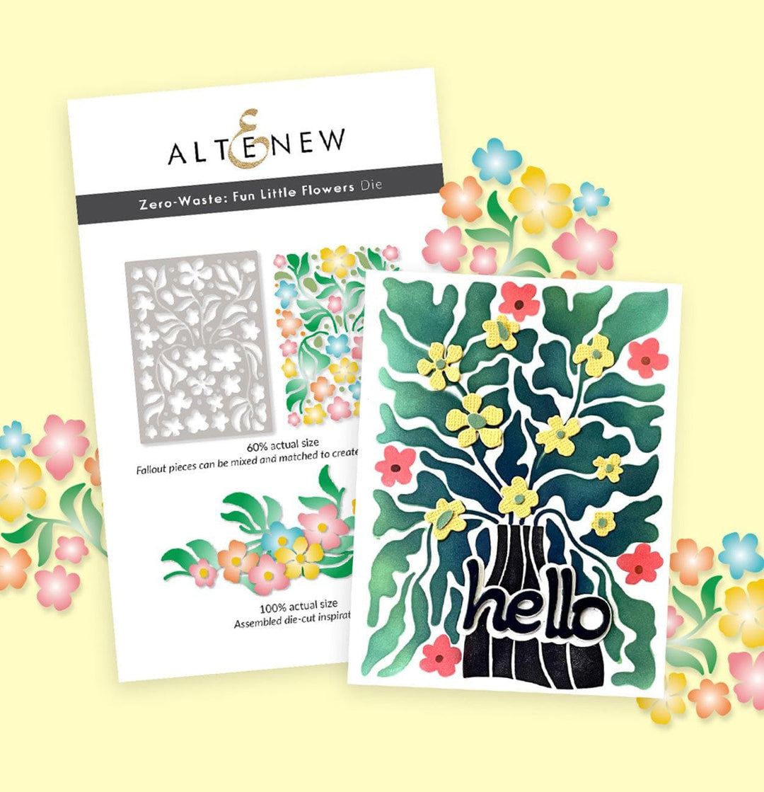 Altenew Zero-Waste Fun Little Flowers Die